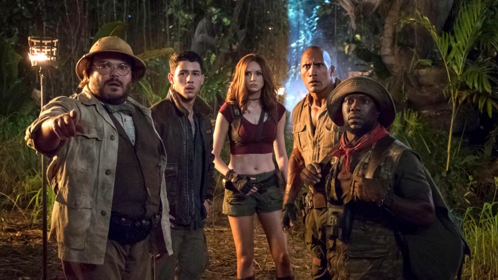 Petualangan lima orang karakter dalam Jumanji