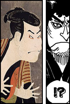 one piece ukiyoe painting