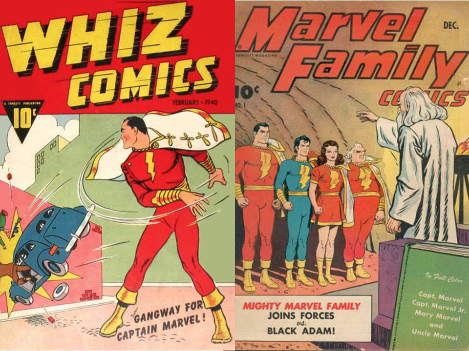 cover komik pertama Shazam