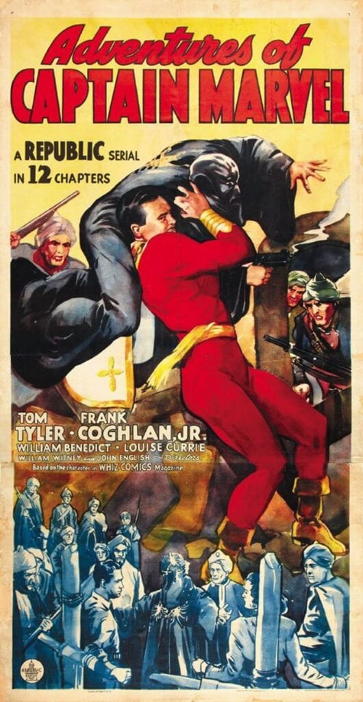 cover The Adventures of Captain Marvel, film adaptasi superhero pertama di dunia