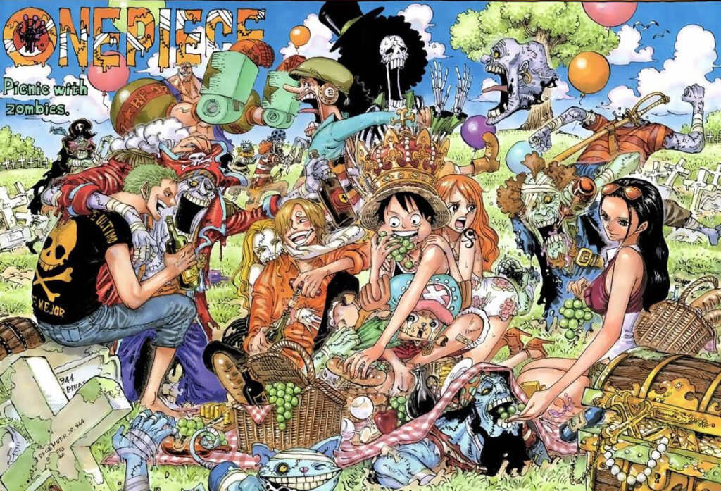 teori zoro mati color spread one piece