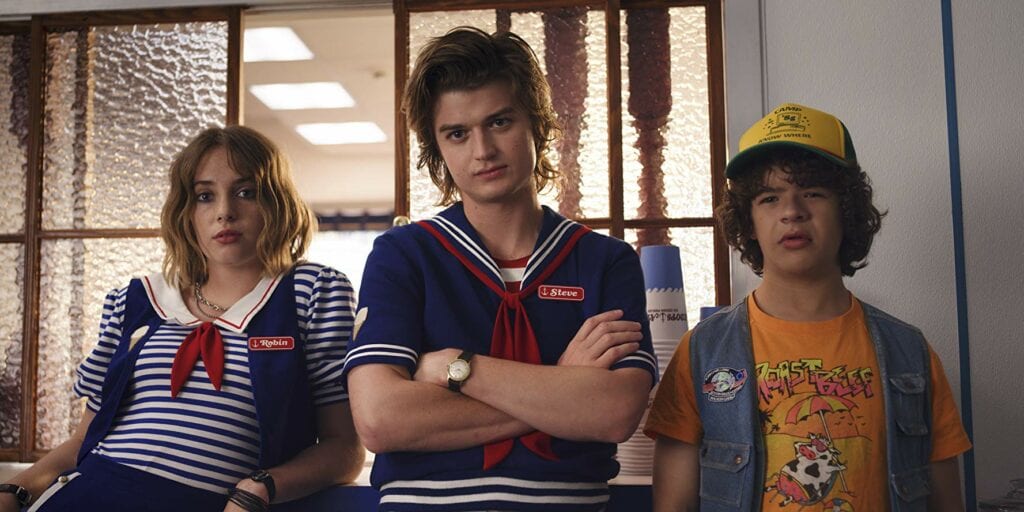 Robin, Dustin, dan Steve