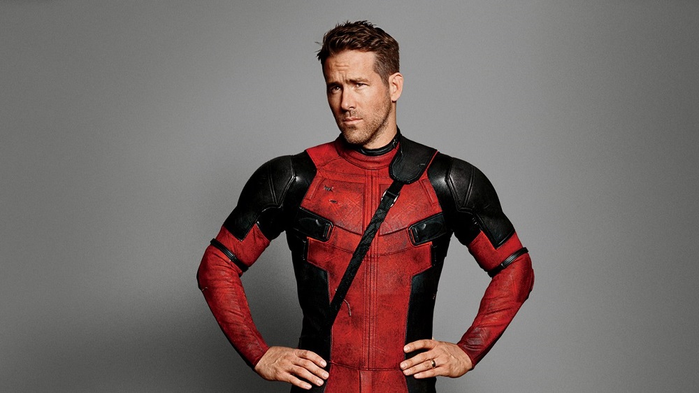 Ryan Renolds dalam kostum Deadpool