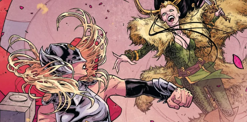 Lady Loki melawan Lady Thor