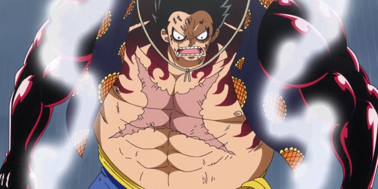 Luffy menggunakan Gear 4