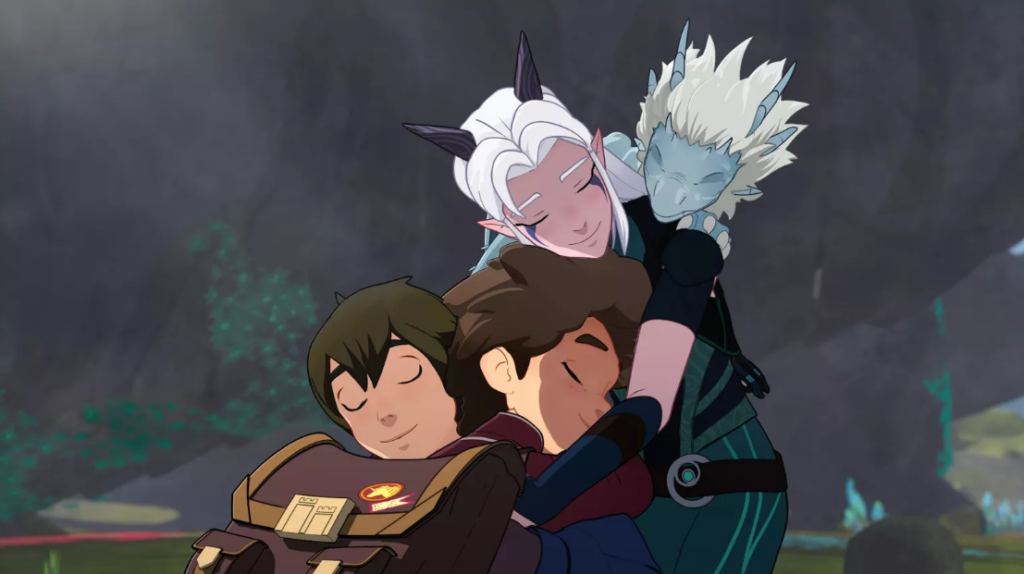 karakter utama dalam serial The Dragon Prince season 3