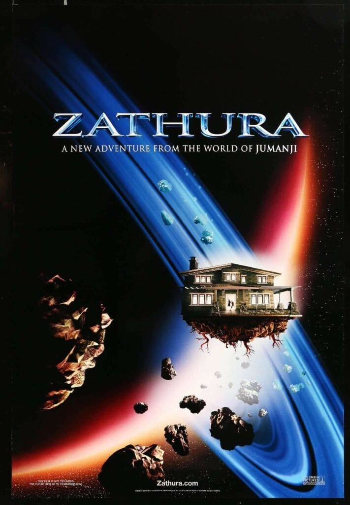 poster film Zathura, sekuel Jumanji orisinil