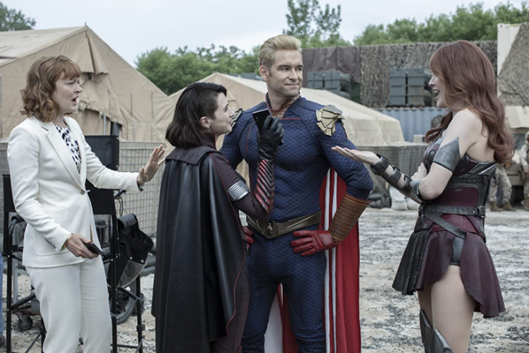 Homelander, Stromfront, dan Queen Maeve