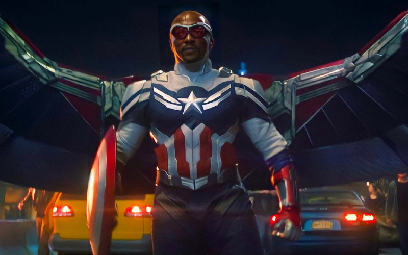 Sam Wilson sebagai Captain America di The Falcon and the Winter Soldier