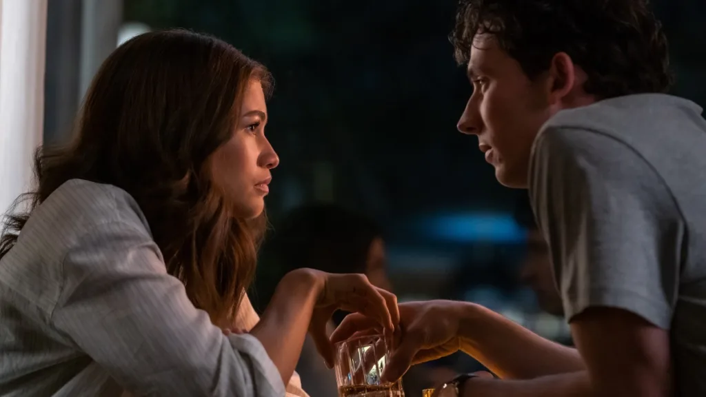 Zendaya dan Josh O'Connor dalam film Challengers