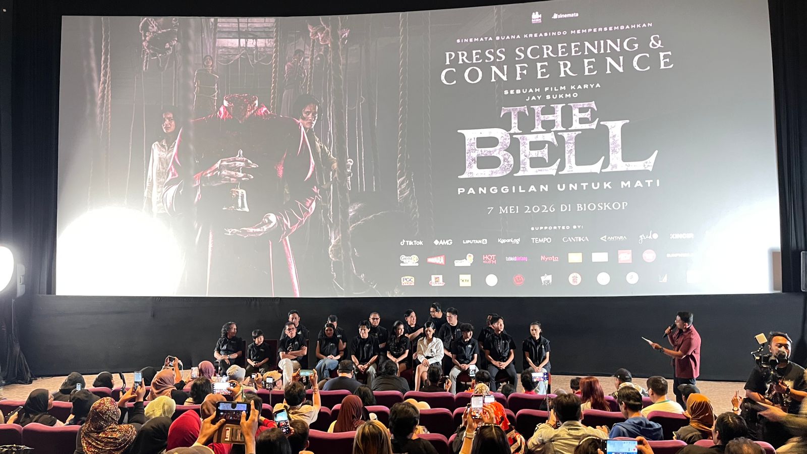 press conference film The Bell 2026